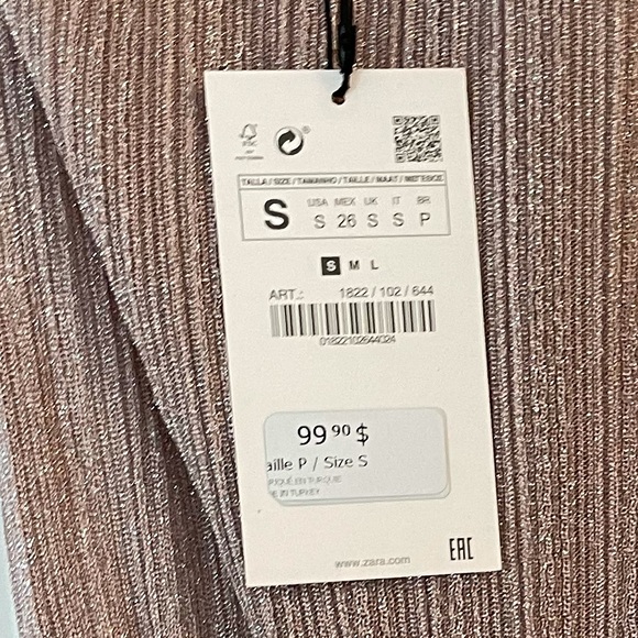 Zara one shoulder dress. Size Small - Picture 8 of 8